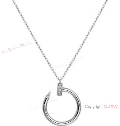 Best Quality Replica Cartier Juste Un Clou Diamond Necklace Nail Pendant